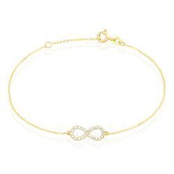 Histoire d'Or Bracelet Klothilda Or Jaune Oxyde De Zirconium