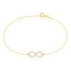 Histoire d'Or Bracelet Klothilda Or Jaune Oxyde De Zirconium