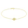 Histoire d'Or Bracelet Or Jaune Burak Oxyde De Zirconium