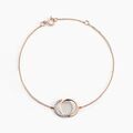 Bracelets sur Grenoble : Histoire d'Or Bracelet Or Rose Tresha Diamants