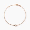 Histoire d'Or Bracelet Mon Premier Diamant Or Rose Diamant