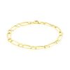 Histoire d'Or Bracelet Ophelio Maille Alternee 1/1 Or Jaune