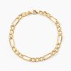 Histoire d'Or Bracelet Or Jaune Maille Altern&eacute;e