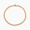 Histoire d'Or Bracelet Capucin Or Jaune Maille Marine Plate