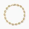 Histoire d'Or Bracelet Maille Dami Maille Grain De Cafe Or Jaune