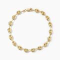 Bracelets sur Grenoble : Histoire d'Or Bracelet Maille Dami Maille Grain De Cafe Or Jaune