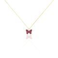 Colliers sur Grenoble : Histoire d'Or Collier Solena Papillon Or Jaune