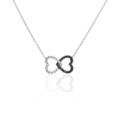 Histoire d'Or Collier Miranda Or Blanc Diamant