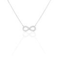 Histoire d'Or Collier Infini Empierre Or Blanc Diamant