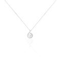 Colliers sur Grenoble : Histoire d'Or Collier Lucinda Or Blanc Perle De Culture Et Oxyde De Zirconium