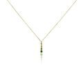 Histoire d'Or Collier Josephine Or Jaune Emeraude