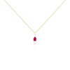 Histoire d'Or Collier Pluie D'Eclat Or Jaune Rubis