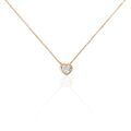 Histoire d'Or Collier Kadidjatou Or Rose Oxyde De Zirconium