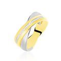 Histoire d'Or Bague Andrette Or Bicolore Diamant