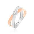 Histoire d'Or Bague Tonnia Or Bicolore Diamant