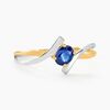 Histoire d'Or Bague Rosmunda Or Bicolore Saphir