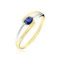 Histoire d'Or Bague Sylvene Or Bicolore Saphir