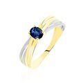 Histoire d'Or Bague Hannah Or Bicolore Saphir