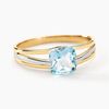 Histoire d'Or Bague Sidoine Or Bicolore Topaze