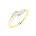 Histoire d'Or Bague Nesryne Or Bicolore Oxyde De Zirconium
