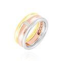 Histoire d'Or Bague Hajila Or Tricolore Diamant
