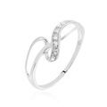 Histoire d'Or Bague Emma-lise Or Blanc Diamant