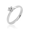 Histoire d'Or Bague Solitaire Veronika Or Blanc Diamant