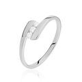 Histoire d'Or Bague Trilogie Or Blanc Diamant