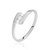 Histoire d'Or Bague Trilogie Or Blanc Diamant