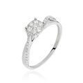 Histoire d'Or Bague Hebe Or Blanc Diamant