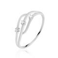 Histoire d'Or Bague Marnie Or Blanc Diamant