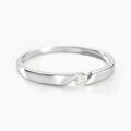 Bagues sur Grenoble : Histoire d'Or Bague Or Blanc Anilie Diamant