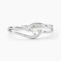 Histoire d'Or Bague Onenn Or Blanc Diamant