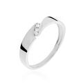 Histoire d'Or Bague Daphne Or Blanc Diamant