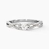 Histoire d'Or Bague Solitaire Livia Or Blanc Diamant