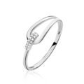 Histoire d'Or Bague Cyranna Or Blanc Diamant