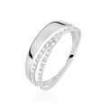Histoire d'Or Bague Angele Or Blanc Diamant
