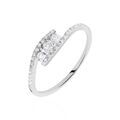 Histoire d'Or Bague Eternite Or Blanc Diamant
