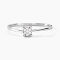 Histoire d'Or Bague Sandrine Or Blanc Diamant