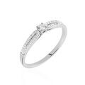 Histoire d'Or Bague Solitaire Katalina Or Blanc Diamant