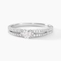 Histoire d'Or Bague Solitaire Katalina Or Blanc Diamant