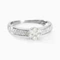 Histoire d'Or Bague Praya Or Blanc Diamant