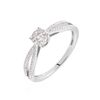 Histoire d'Or Bague Orphee Or Blanc Diamant