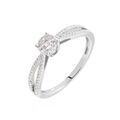 Histoire d'Or Bague Orphee Or Blanc Diamant