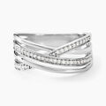 Histoire d'Or Bague Corilitia Or Blanc Diamant