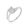 Histoire d'Or Bague Petunia Or Blanc Diamant