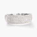 Histoire d'Or Bague Charlotte Or Blanc Diamant