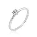 Histoire d'Or Bague Saranna Or Blanc Diamant Blanc