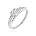 Histoire d'Or Bague Or Blanc Katherina Diamants