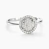 Histoire d'Or Bague Soleil D'hiver Or Blanc Diamant Divers
